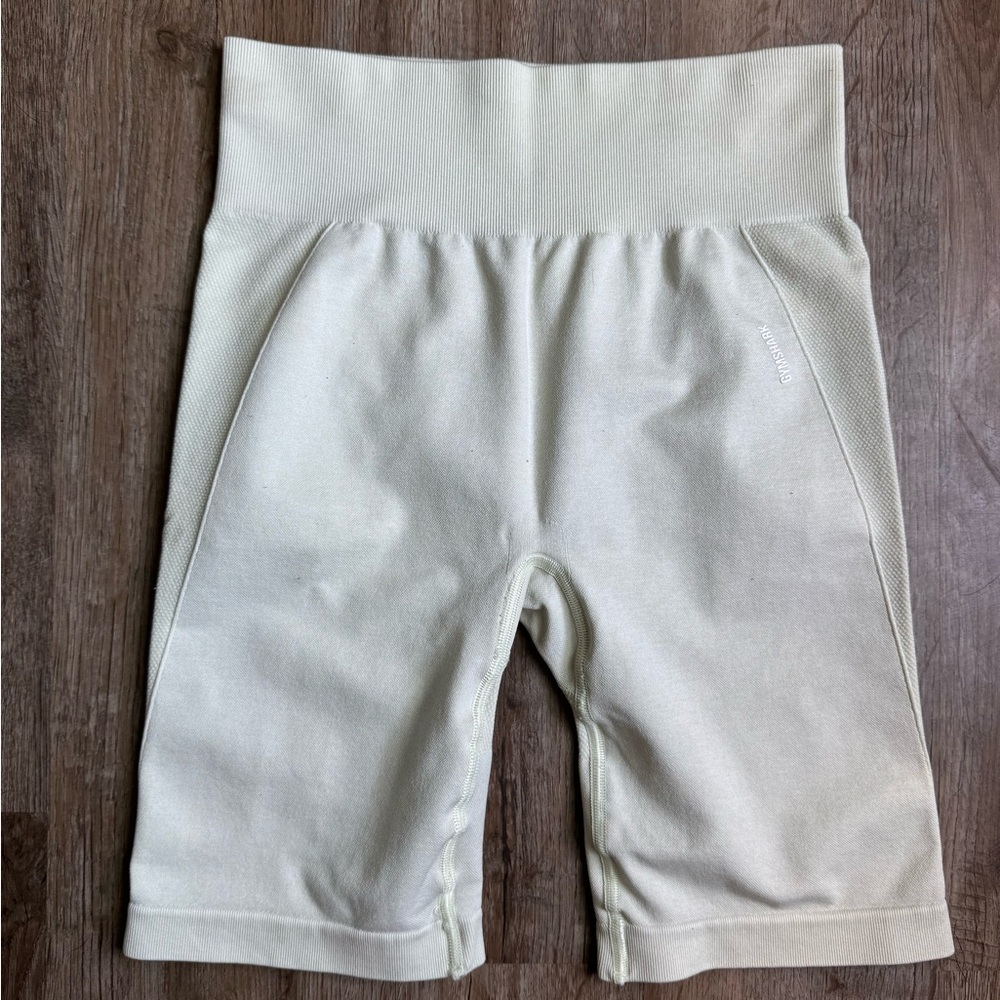 Gym Shark Buttermilk Flex Shorts